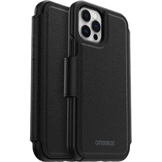 OtterBox Style Folio Wallet with MagSafe for iPhone 12 & iPhone 12 Pro (Only) - Non-Retail Packaging - Shadow - n/a