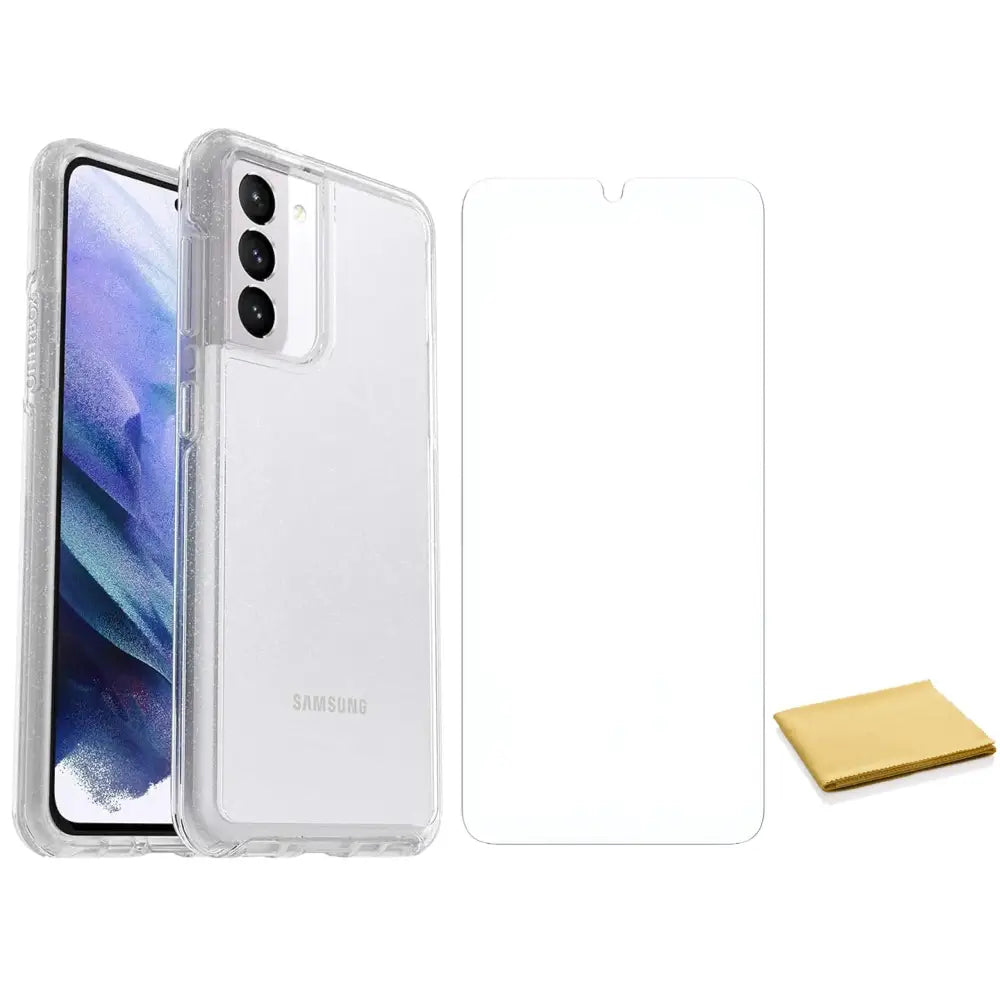OtterBox Symmetry Clear Series Case for Galaxy S21 5G with Screen Protector - Non Retail Packaging - Stardust - n/a