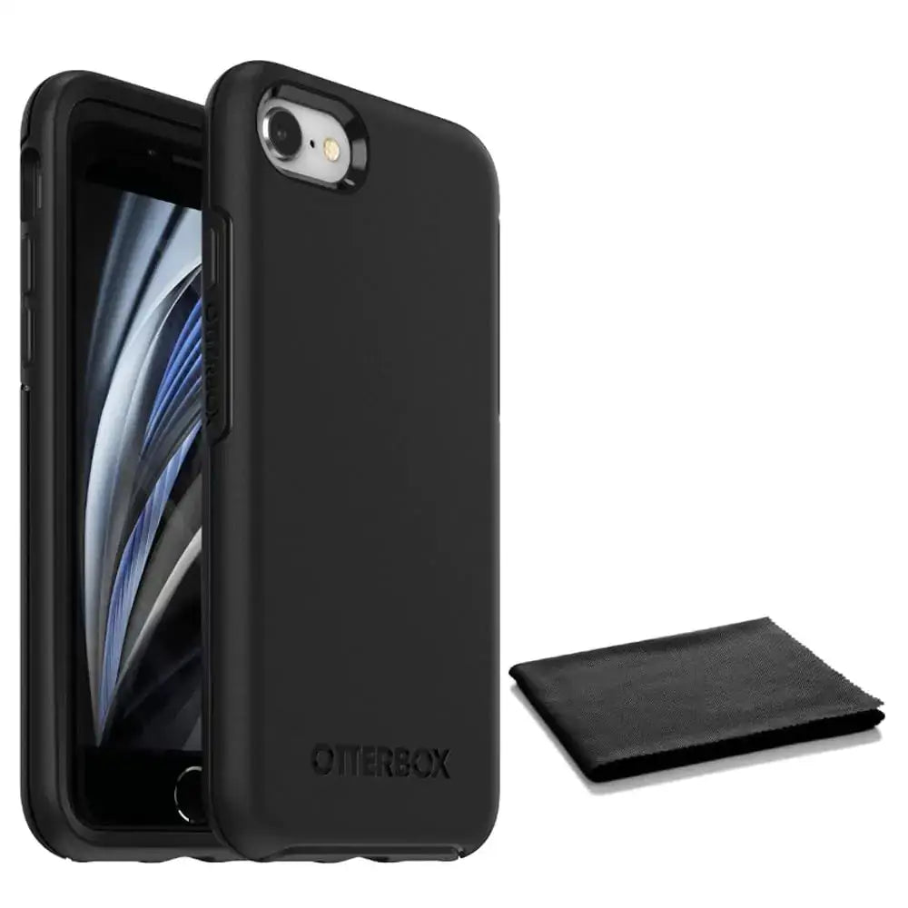 OtterBox Symmetry Series Case for iPhone SE (3rd and 2nd gen) and iPhone 8/7 (Only) - with Cleaning Cloth - Non-Retail