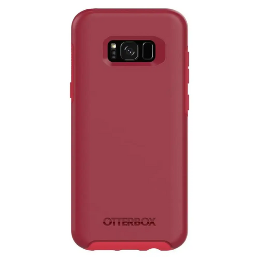 OtterBox Symmetry Series Slim Case for Samsung Galaxy S8 Plus (ONLY) Non-Retail Packaging - Rosso Corsa - Rosso Corsa