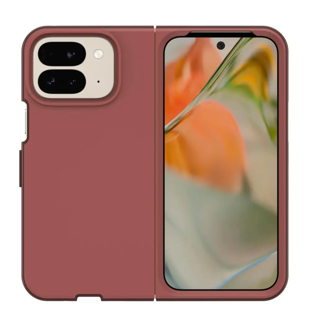 OtterBox Thin Flex Series Case for Google Pixel 9 Fold - RED Clay - Red Clay / Pixel 9 Pro Fold