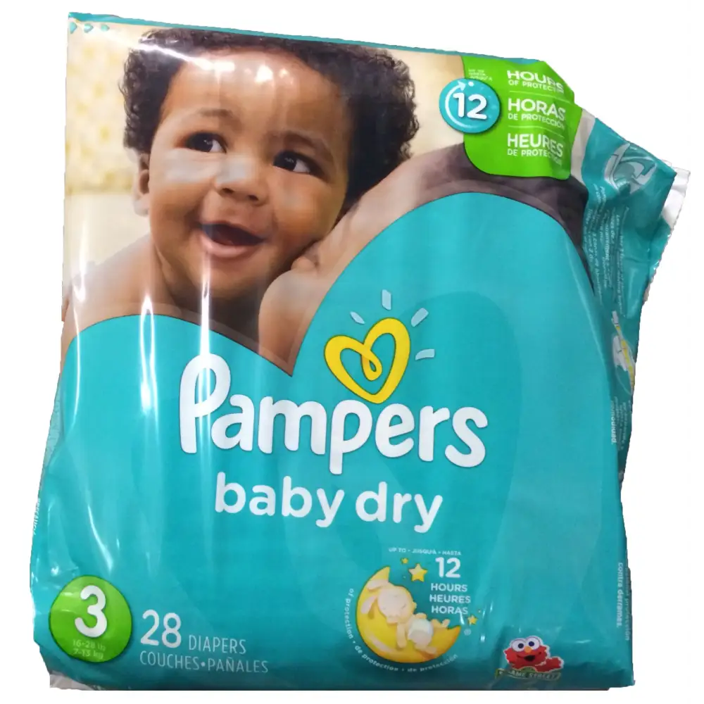 Pampers Baby Dry Diapers Size 3 28 Count - 28 / Size 3 (28 Count)