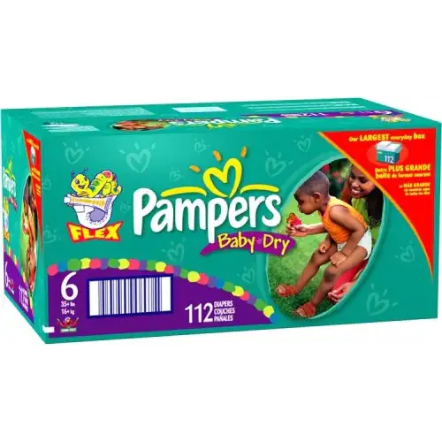 Pampers Baby Dry Diapers Size 6 112-Count - 112 / Size 6 (112 Count)