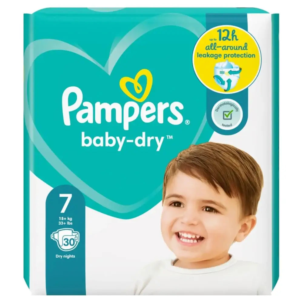 Pampers Baby-Dry Size 7 Pack of 30 - Size 7 (30 Count)