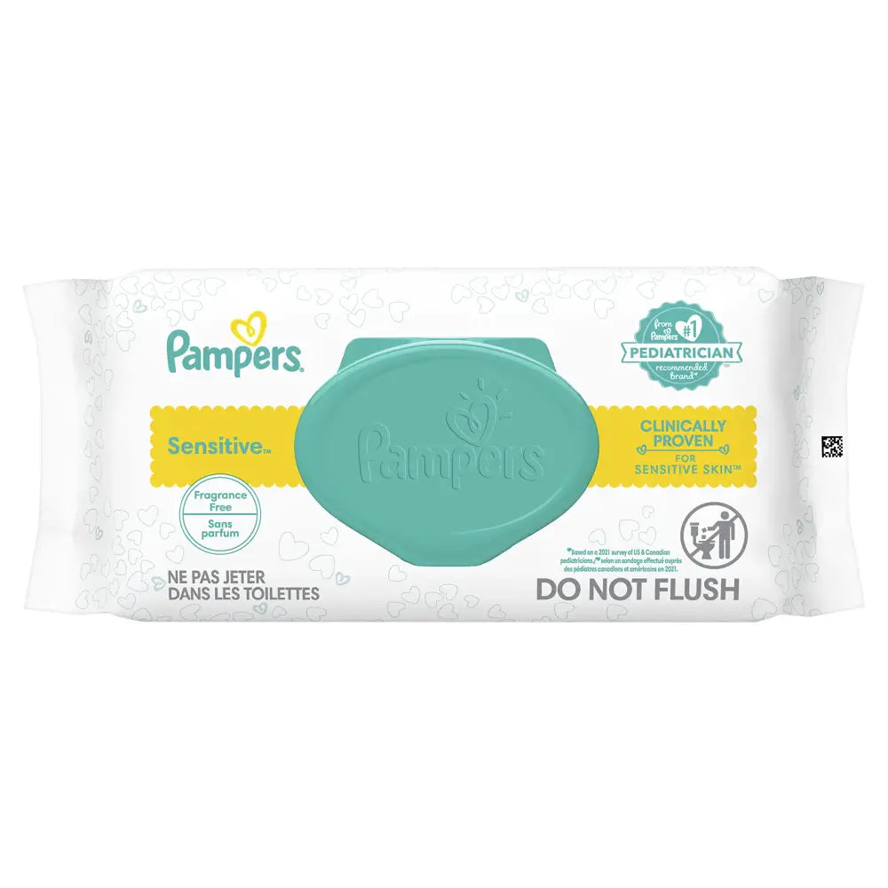 Pampers Baby Wipes Sensitive 1X 56 Count - n/a