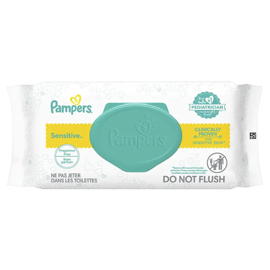 Pampers Baby Wipes Sensitive 1X 56 Count - n/a