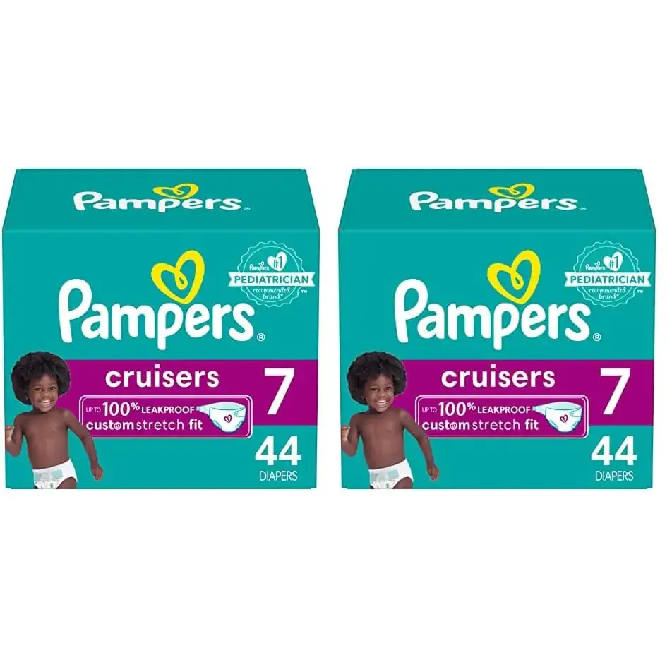 Pampers Cruisers Diapers Size 7 44 Count (Pack of 2) - n/a