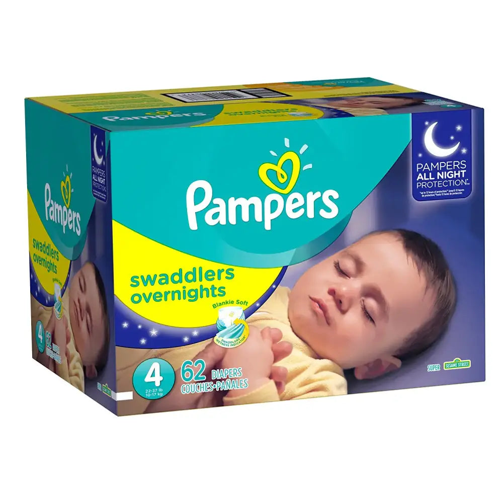 Pampers Swaddlers Diapers Size 4 62 Count - n/a