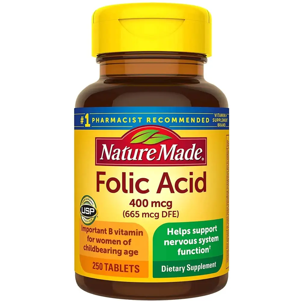 Panihari Nature Made Folic Acid 400mcg 250 Tablets - n/a