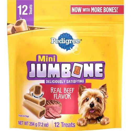 Pedigree Mini Jumbone Real Beef Flavor (Pack of 2) - n/a