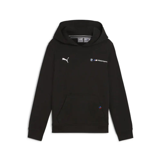 PUMA Boys BMW M Motorsports Essentials Hoodie Black - Puma Black / X-Small