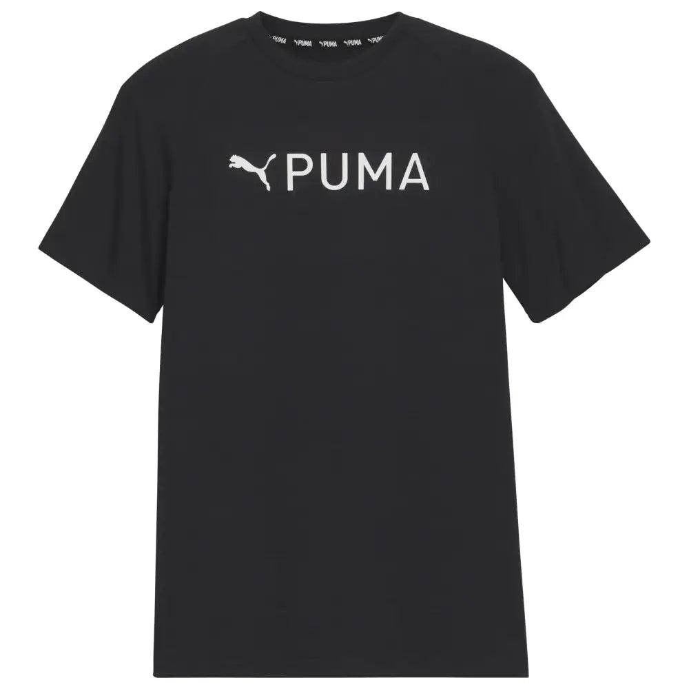 PUMA Boys Tee Black/Grey - Black/Grey / Small