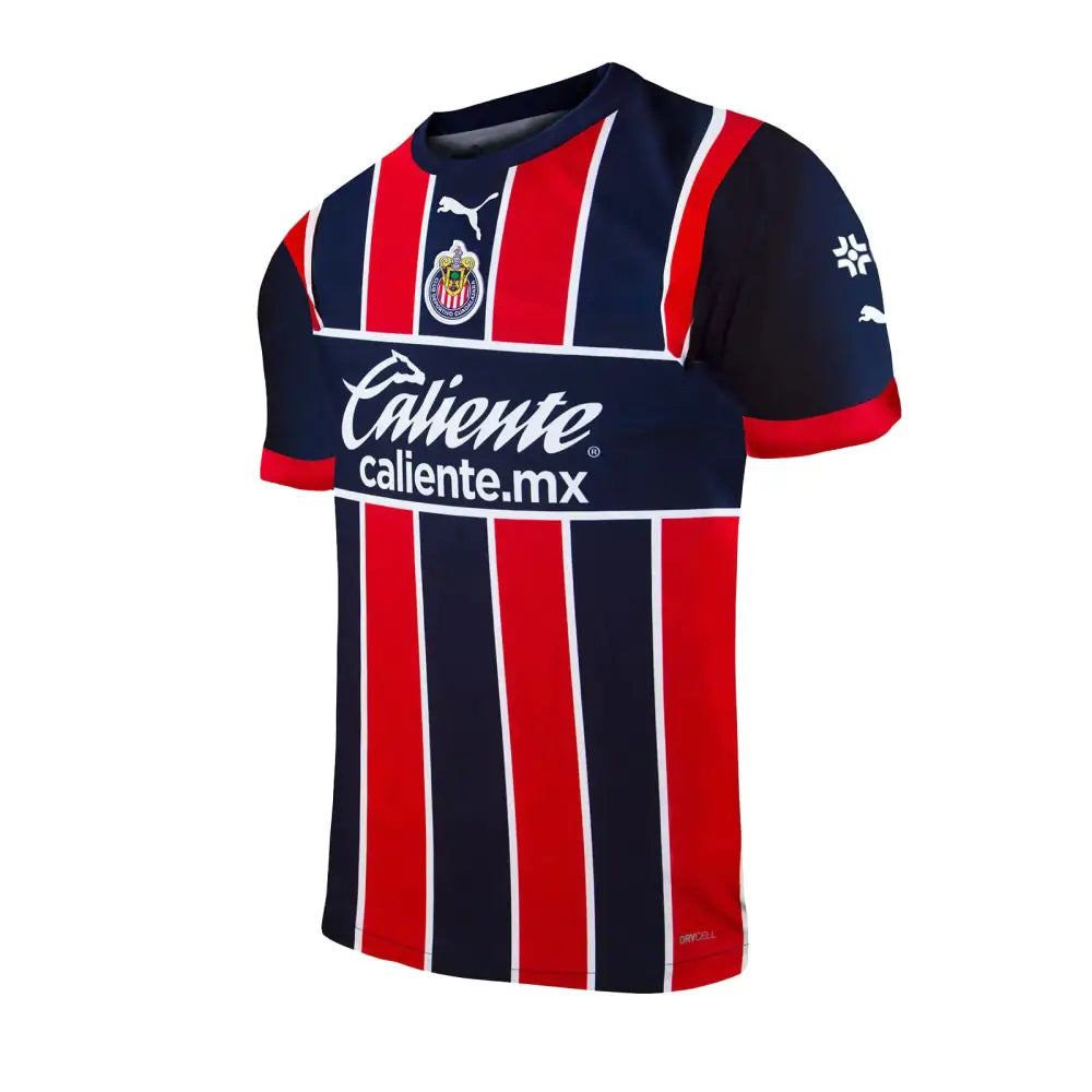 PUMA Chivas Mens Alternative Jersey 22/23 (as1 Alpha l Regular Regular) Red Blue - n/a