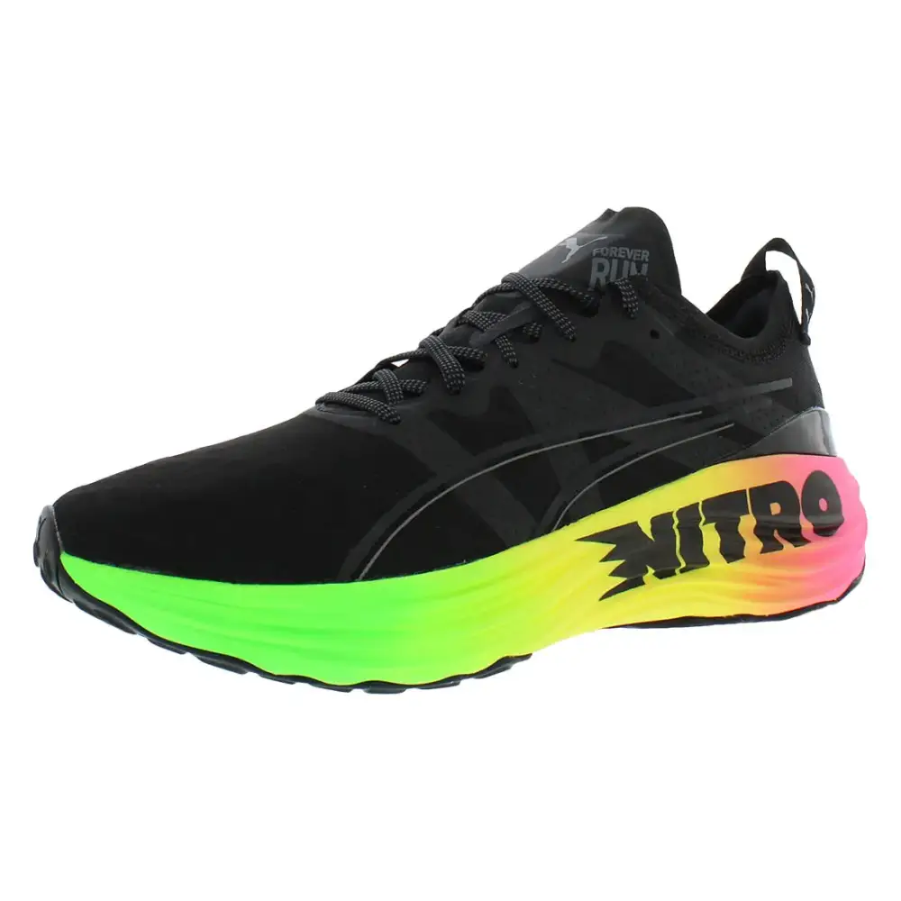 PUMA Foreverrun Nitro Futrograde Puma Black/Green Gecko 11 D (M) - Puma Black/Green Gecko / 11