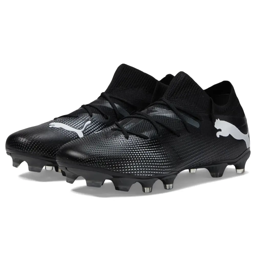 PUMA Future 7 Match Firm Ground/Artificial Ground Black White 12.5 D (M) - Black/White / 12.5
