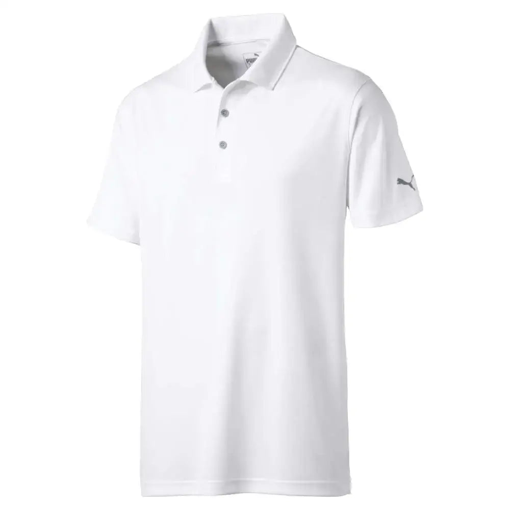 Puma Golf Mens 2019 Rotation Polo Bright White Small - Bright White / Small