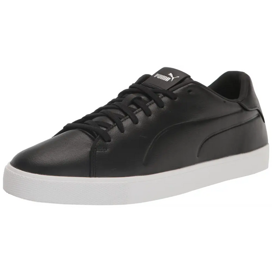 PUMA Golf Mens Fusion Classic Golf Shoe Puma Black-Puma Black 10.5 - Black / 10.5