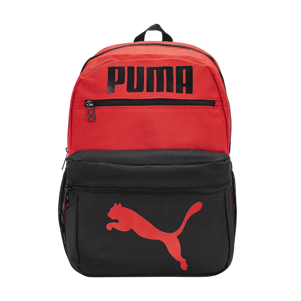 PUMA Kids Meridian Backpack - Black/Red / One Size