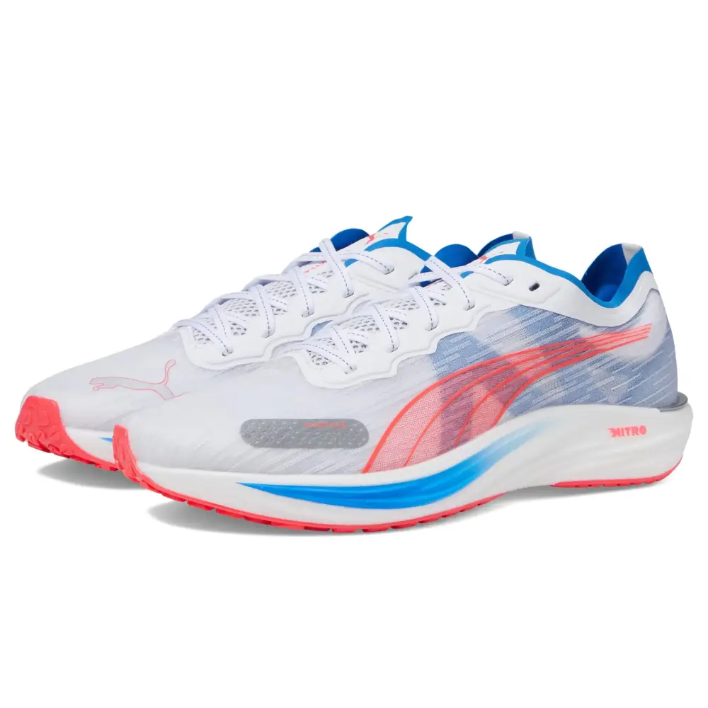 PUMA Liberate Nitro 2 Puma White/Ultra Blue/Fire Orchid 11.5 D (M) - Puma White/Ultra Blue/Fire Orchid / 11.5