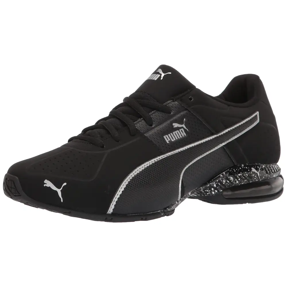 PUMA Mens Cell Surin 2 Cross Trainer MATTE PUMA Mens Black-PUMA Mens Silver 10.5 - Matte Puma Black-puma Silver / 10.5