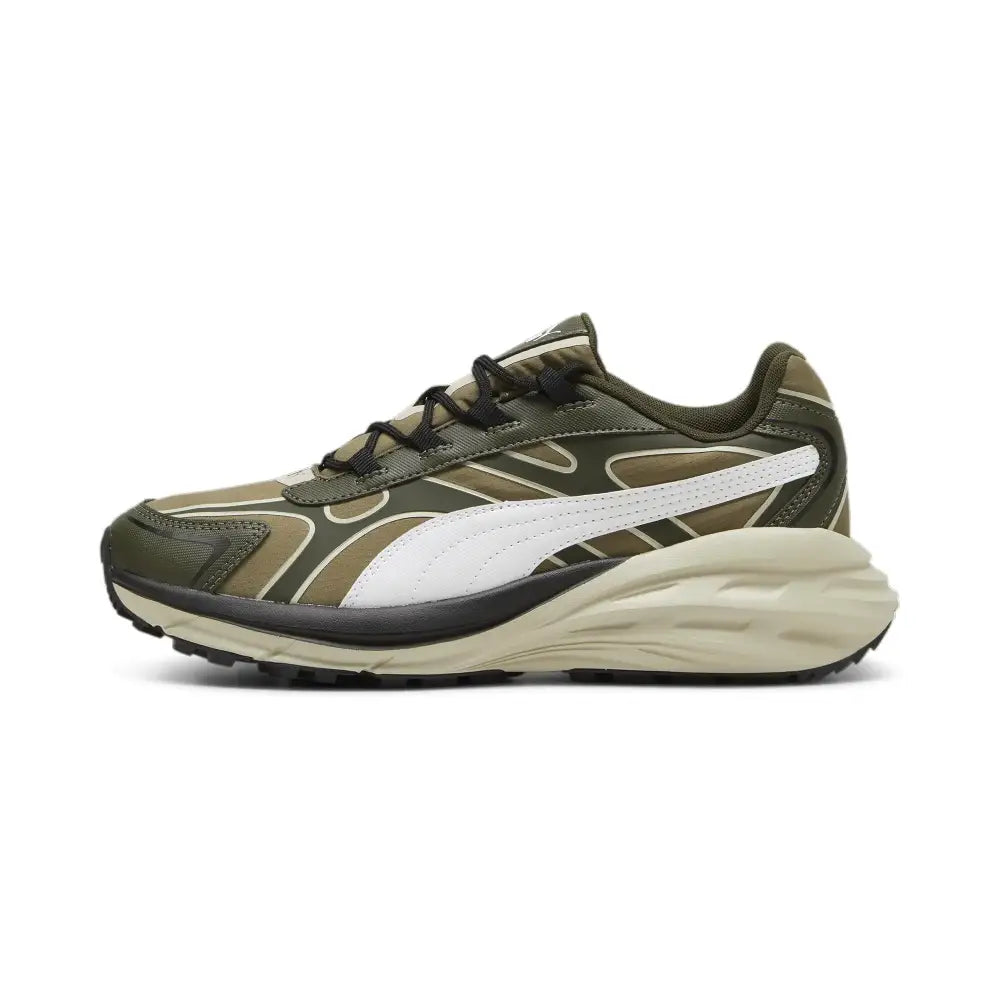 PUMA Mens Hypnotic Sneaker Abrupt Olive White-Dark Olive Black 11.5 - Abrupt-puma Olive-puma White-dark Olive-puma