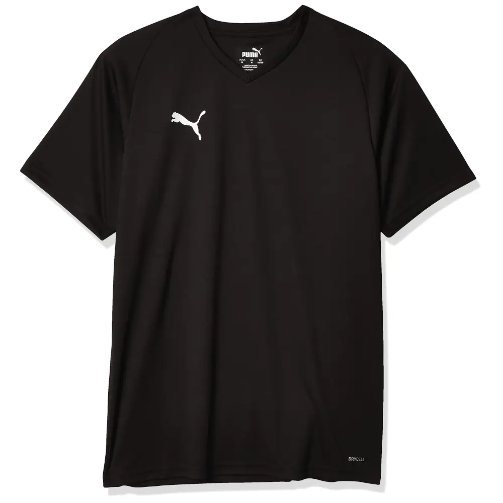 PUMA mens Liga Core Jersey Black/White Small US - Black/White / Small