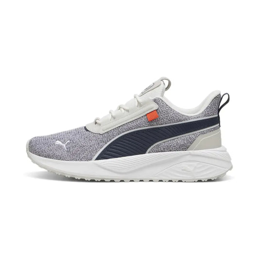 PUMA Mens Pacer 23 Street Sneaker Cool Light Gray-Club Navy-Feather Gray Red 11 - Cool Light Gray-club Navy-feather