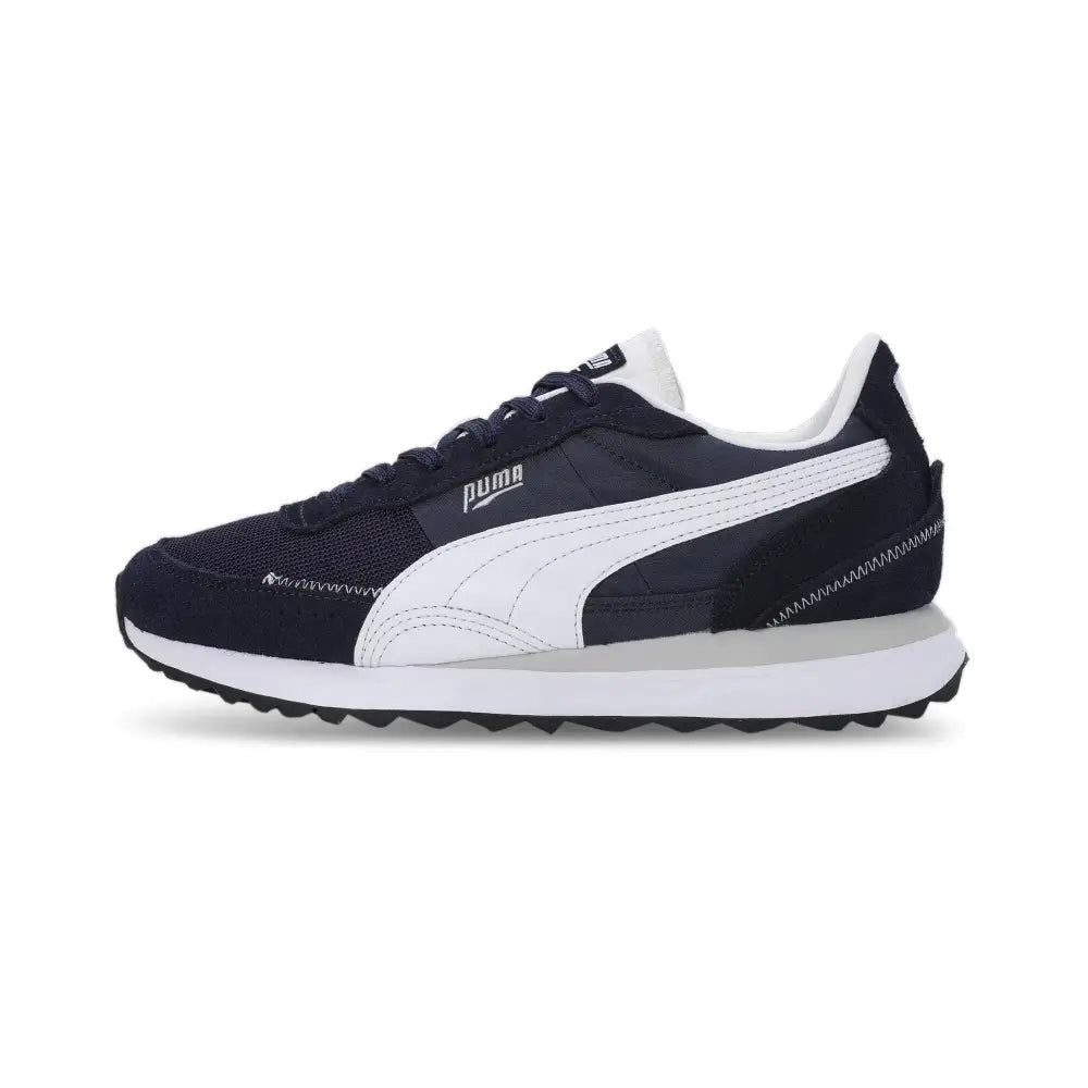 PUMA Mens Road Rider Sneaker PUMA Mens Navy-PUMA Mens White 13 - Puma Navy-puma White / 13