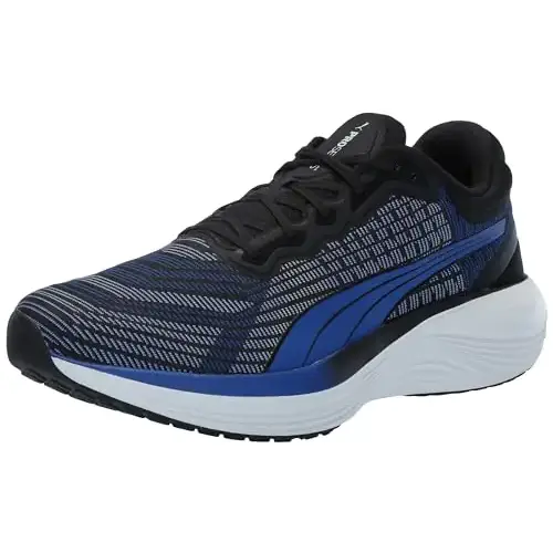 PUMA Mens Scend Pro Running Shoe Cobalt Glaze-PUMA Mens Black 13 - Cobalt Glaze-puma Black / 13