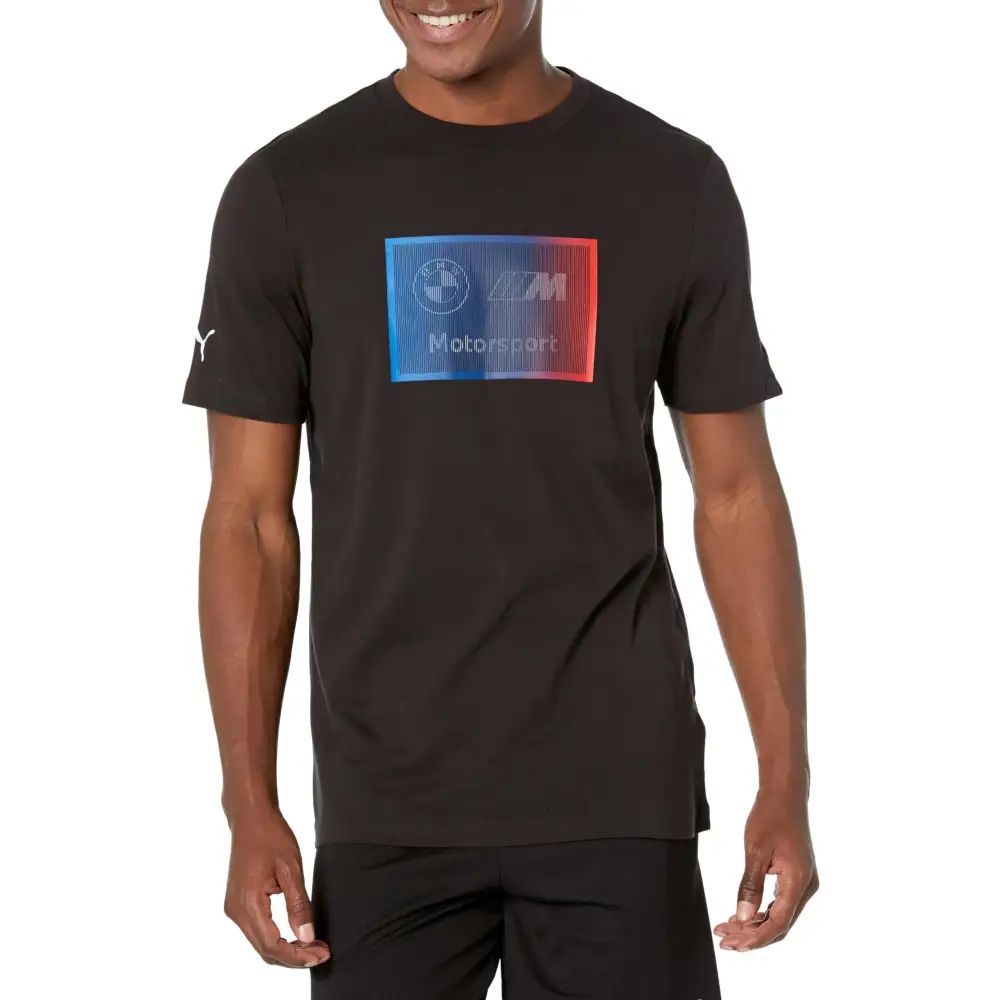 PUMA Mens Standard BMW MMS Logo Tee Black XX-Large - Puma Black / XX-Large