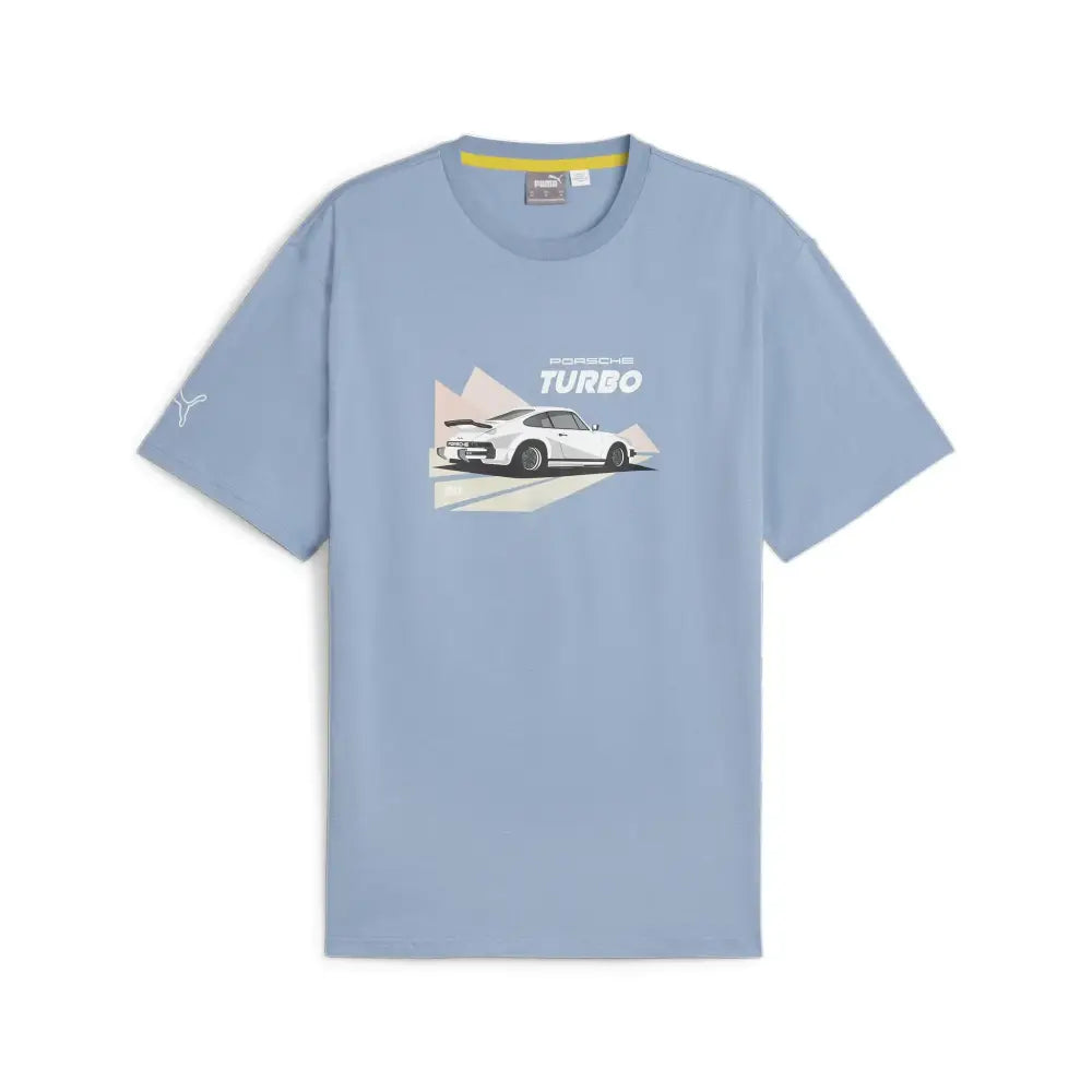 PUMA Mens Standard Porsche Legacy Graphic Tee Zen Blue - Zen Blue / Medium