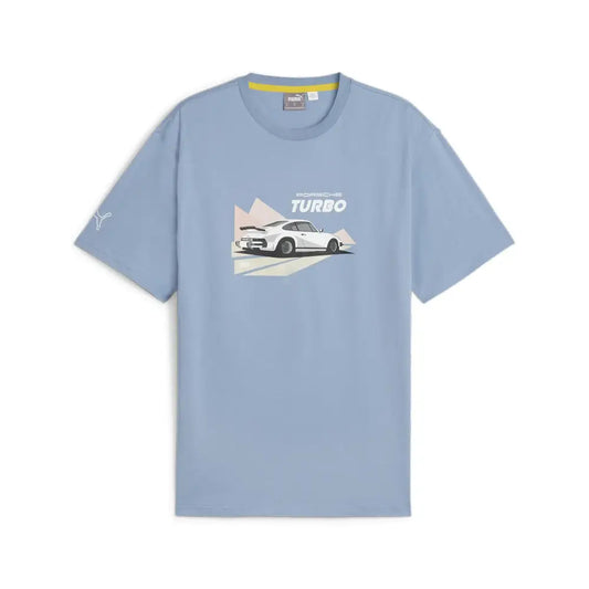 PUMA Mens Standard Porsche Legacy Graphic Tee Zen Blue - Zen Blue / Medium
