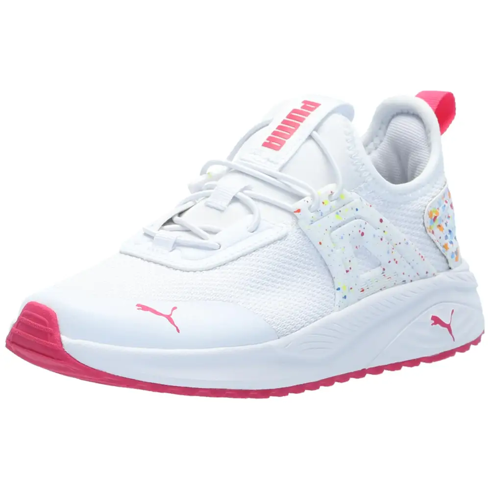PUMA Pacer 23 Alternative Closure Sneaker White Pink 12 US Unisex Little Kid - Puma White-puma Pink / 12 Little Kid