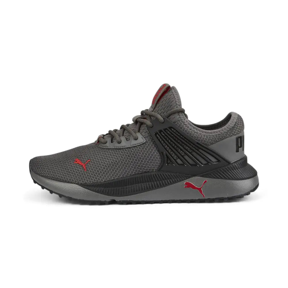 PUMA Pacer Future Mens Sneaker 13 DM US CastlerockBlackHigh Risk Red - Castlerock-black-high Risk Red / 13