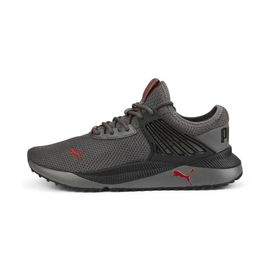 PUMA Pacer Future Mens Sneaker 13 DM US CastlerockBlackHigh Risk Red - Castlerock-black-high Risk Red / 13