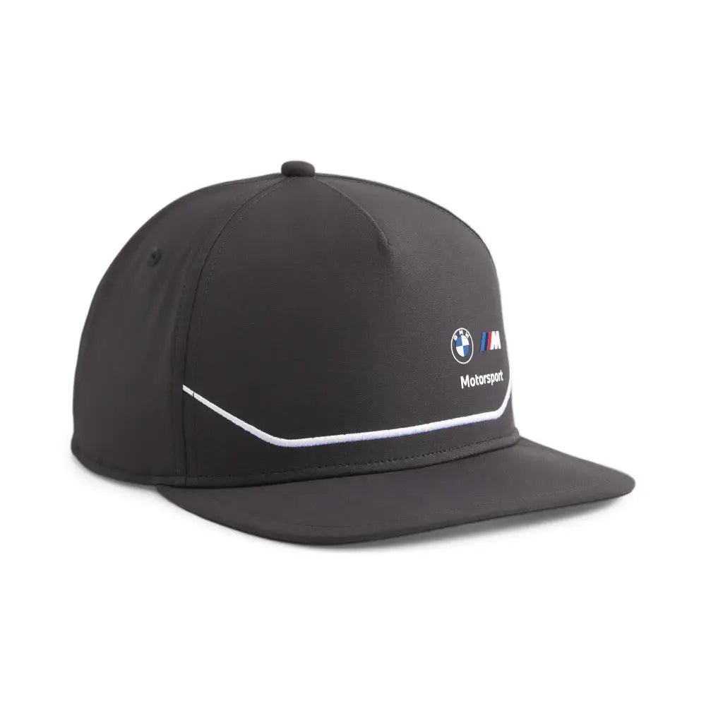 PUMA Standard BMW M Motorsport Flat Brim Cap Black One Size - Puma Black / One Size