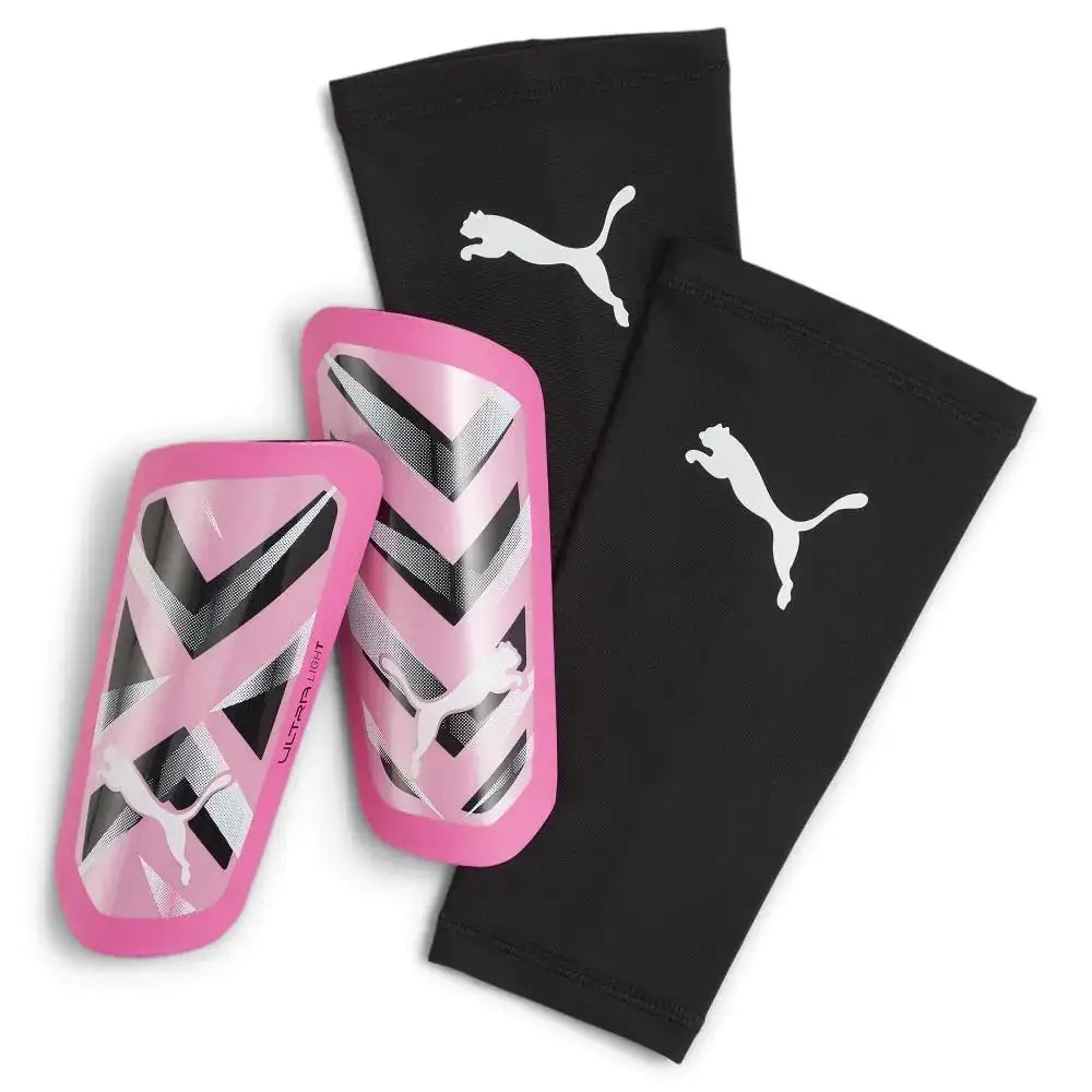 PUMA Ultra Flex Sleeve Shin Guards - Black / Medium