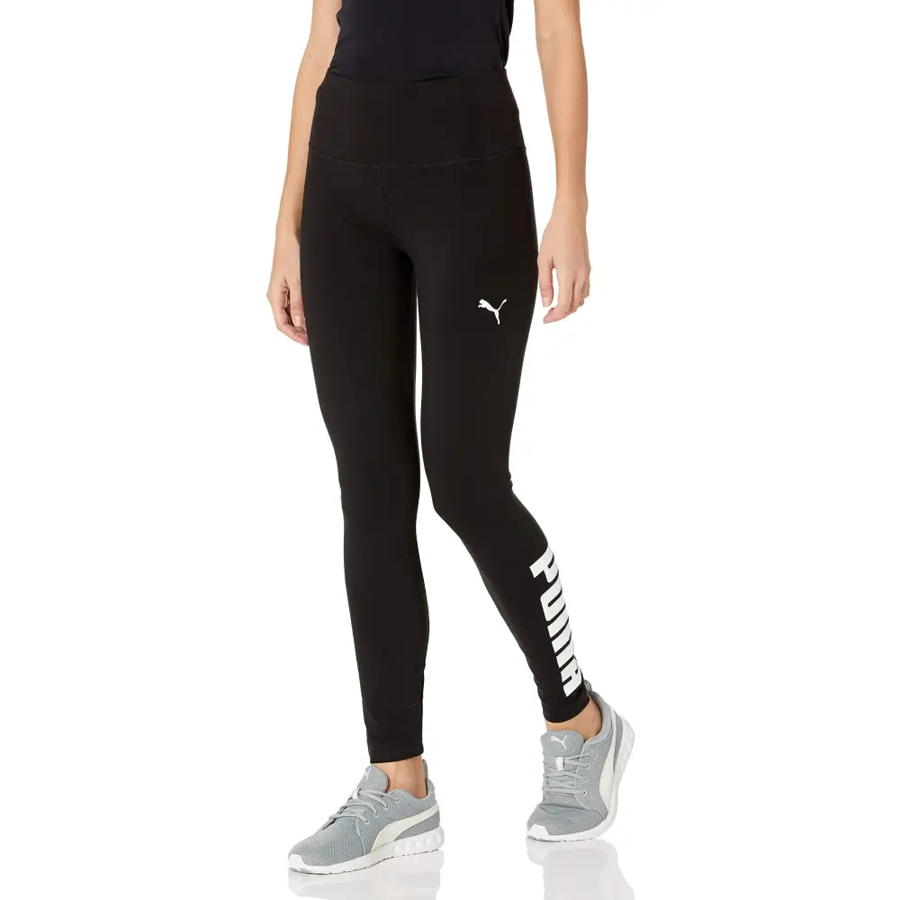 PUMA womens Athletic Logo Tights Leggings Puma Black X-Large US - n/a