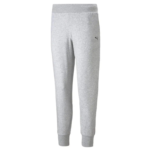 PUMA Womens Essentials Fleece Sweatpants (Available in Plus Sizes) - Grey / Large