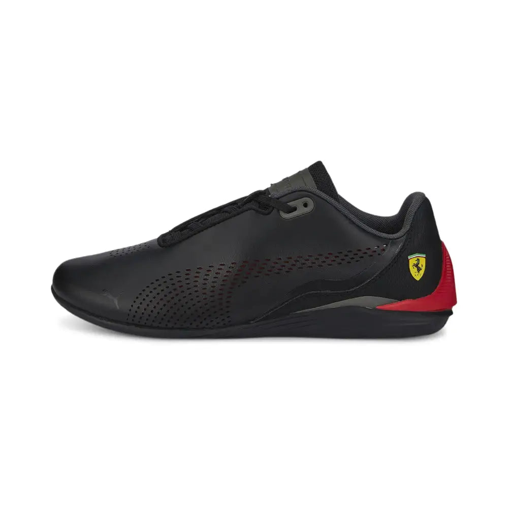 Puma Womens Ferrari Drift Cat Decima Sneaker Black-Rosso Corsa 12 - Puma Black-rosso Corsa / 12