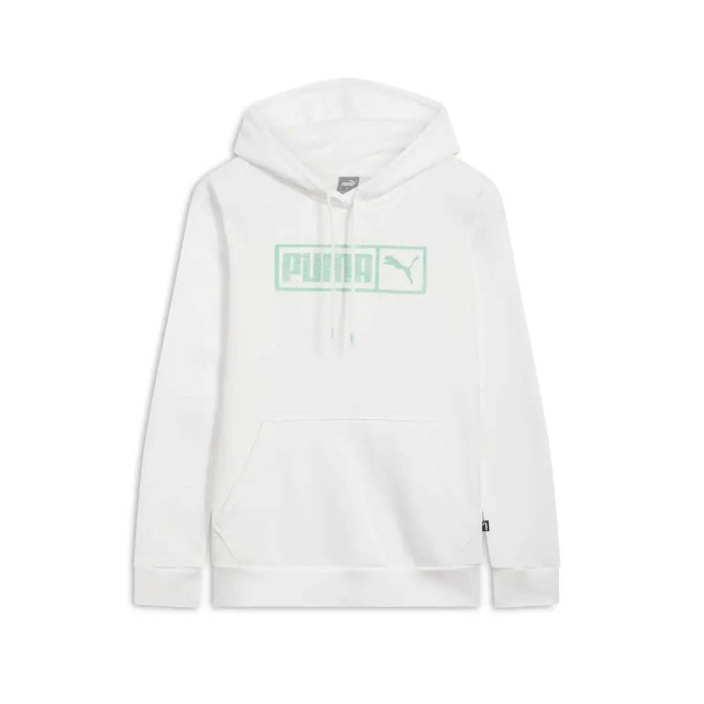 PUMA Womens Graphic Hoodie White - White / Large