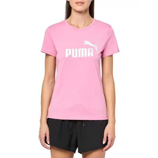PUMA Womens Logo T-Shirt Mauved Out - Mauved Out / X-Large