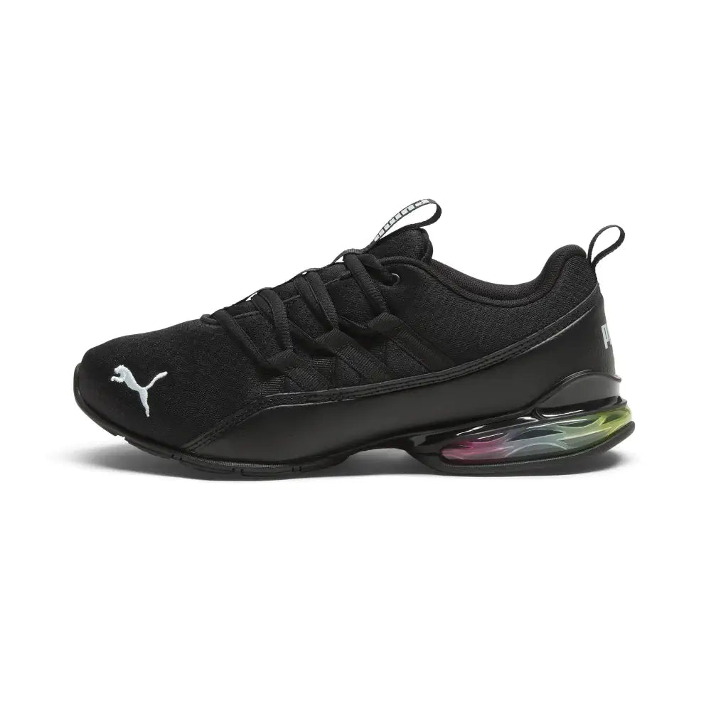 PUMA Womens Riaze Prowl Rainbow Lace Up Sneakers Shoes Casual - Black - Size 10 M - Black / 10