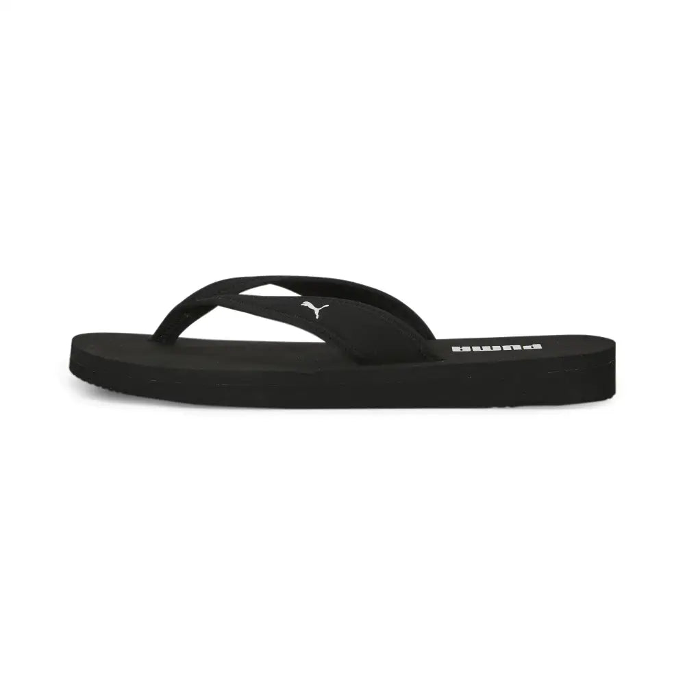 PUMA Womens Sandy Flip Sandal Womens black Womens white 6 - Black/White / 6