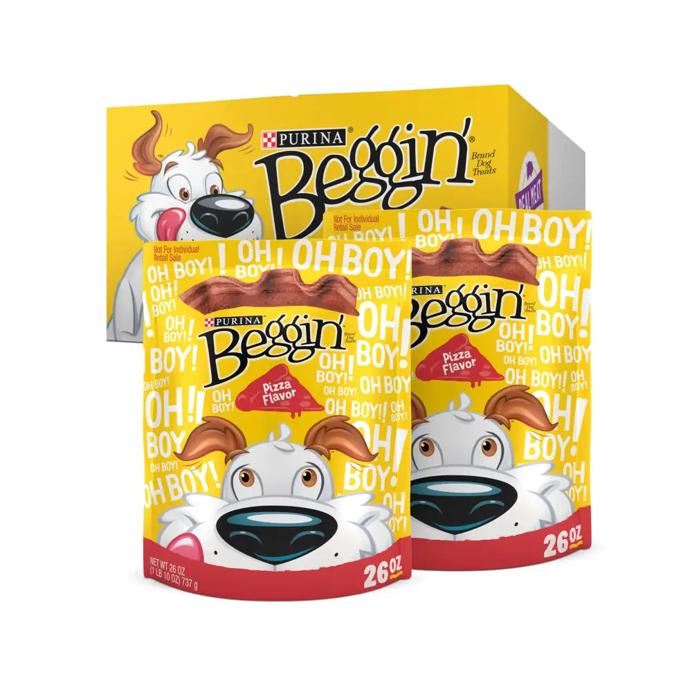 Purina Beggin Dog Treats With Real Bacon Pizza Flavor - (Pack of 2) 26 oz. Pouches - n/a