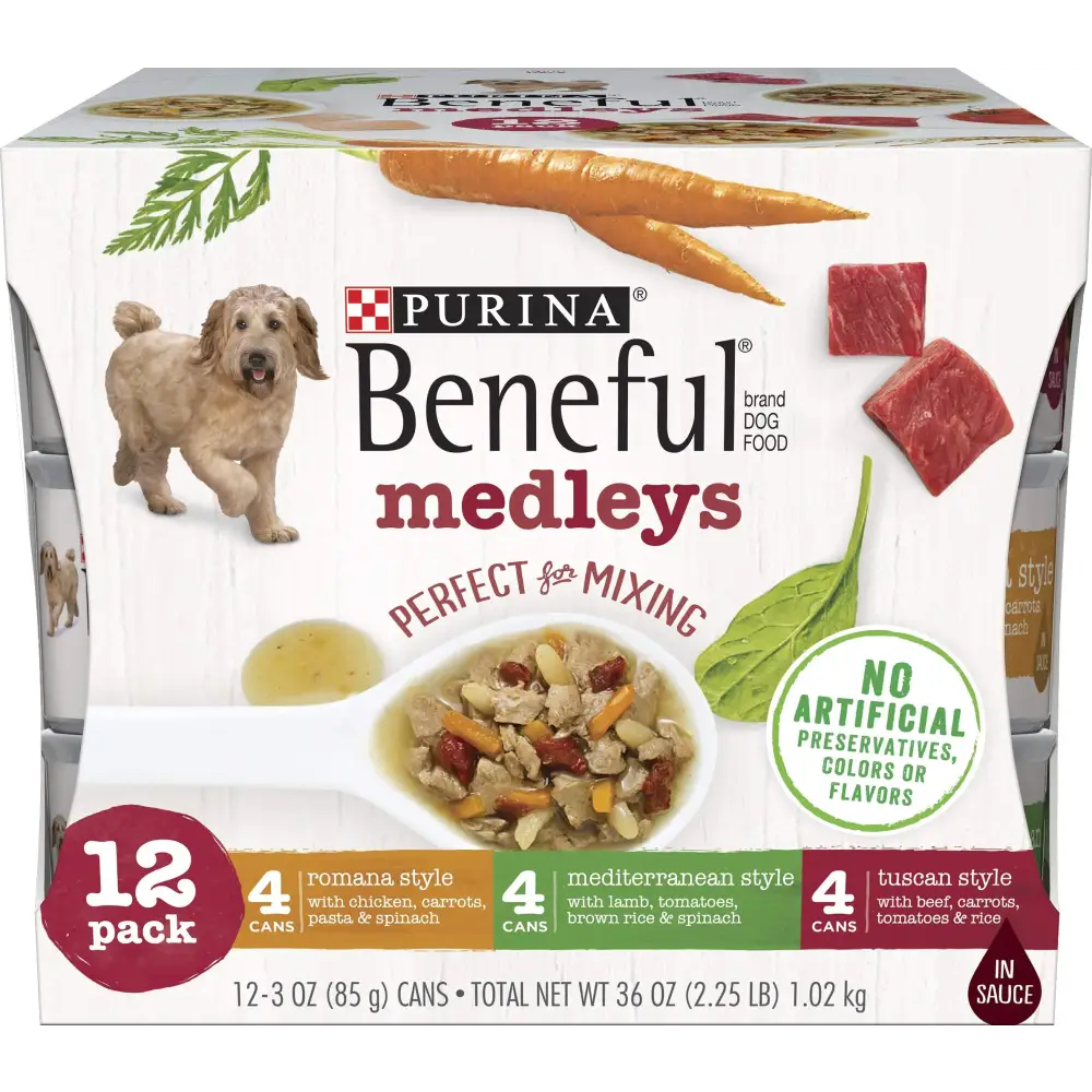 Purina Beneful Medleys Sampler 12 ct. (3 oz. cans) - n/a