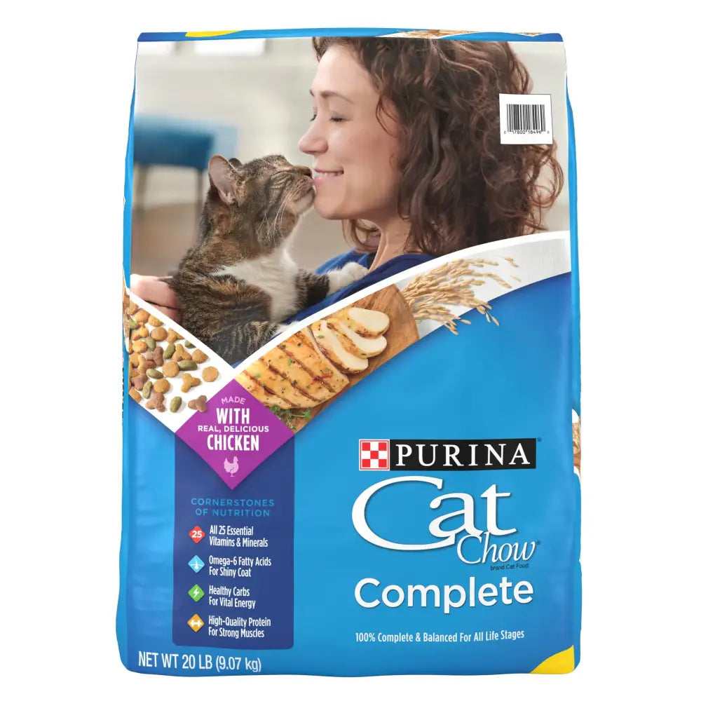Purina Cat Chow Dry Cat Food Complete - 20 lb. Bag - n/a