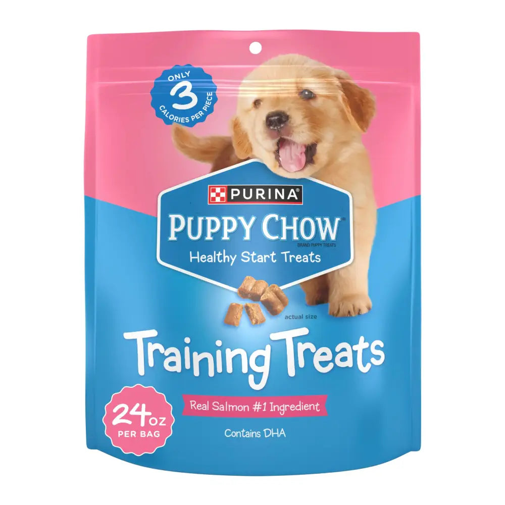 Purina Puppy Chow Training Treats Healthy Start Salmon Treats - 24 oz. Pouch - n/a