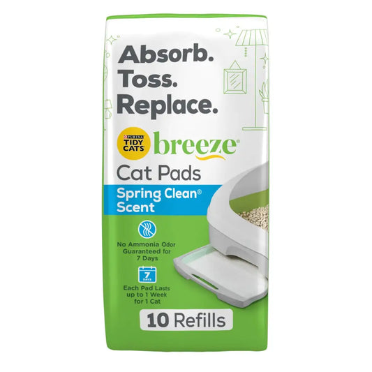 Purina Tidy Cats Breeze Litter System Cat Pad Refills 10ct. Pack Tidy Cats Cat Litter Pads - 10 ct. Pouch - n/a