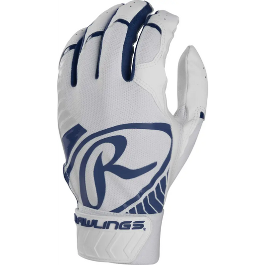 Rawlings | 5150 Batting Gloves | Youth Medium | Navy - Navy / Medium